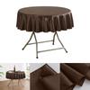 150/180/200cm Round Satin Tablecloth Bright Silk Tablecloth For Baby Shower Wedding Birthday Party Banquet Christmas Table Decor
