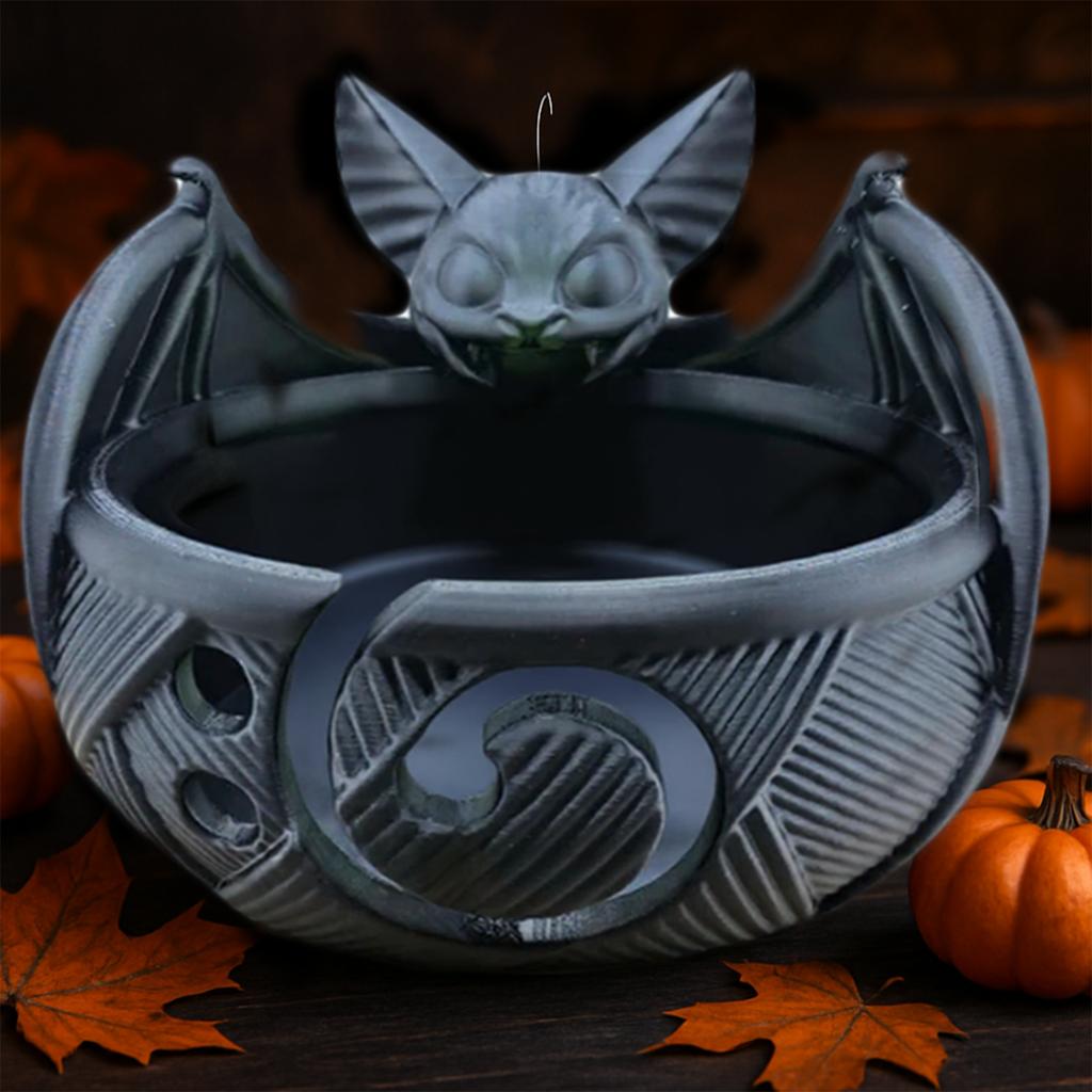 Yarn Bowl  Yarn Storage High Quality Knitting Or Crochet Bowl   Cute Halloween Scary Goth Yarn Organizer