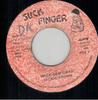 7inch Record JACKIE BROWN  Meck Dem Gwan NONE Suck Finger 1976 Jamaica Reggae Ska  Dub Used