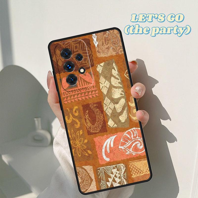 Hawaiian Ornament phone case For Samsung Galaxy A42 A31 A40 A51 A71 A32 A80 A91 A52 A72 A73 A20e A21S A50 A70 A11 A12 Cover