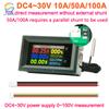 DC 4-30V Battery Capacity Tester 9-in-1 Voltage Current Power Percentage of Electricity Temperature Cumulative Capacity Energy