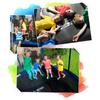 Trampolina Ogrodowa 6Ft/183Cm Z Siatką Zewnętrzną I Drabinką Neo-Sport