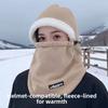 Winter New Hat, Scarf and Headband Integrated Ear Protection, Electric Bike Riding Warm Hat, Windproof and Cold Proof Riding