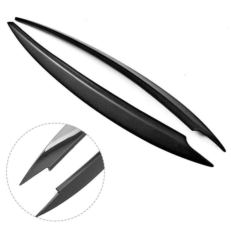 2pcs Car Headlight Eyebrow Eyelid Cover Trim For VOLKSWAGEN VW Golf 7 7.5 VII GTD R MK7 MK7.5 2013- Eye-catching Sticker