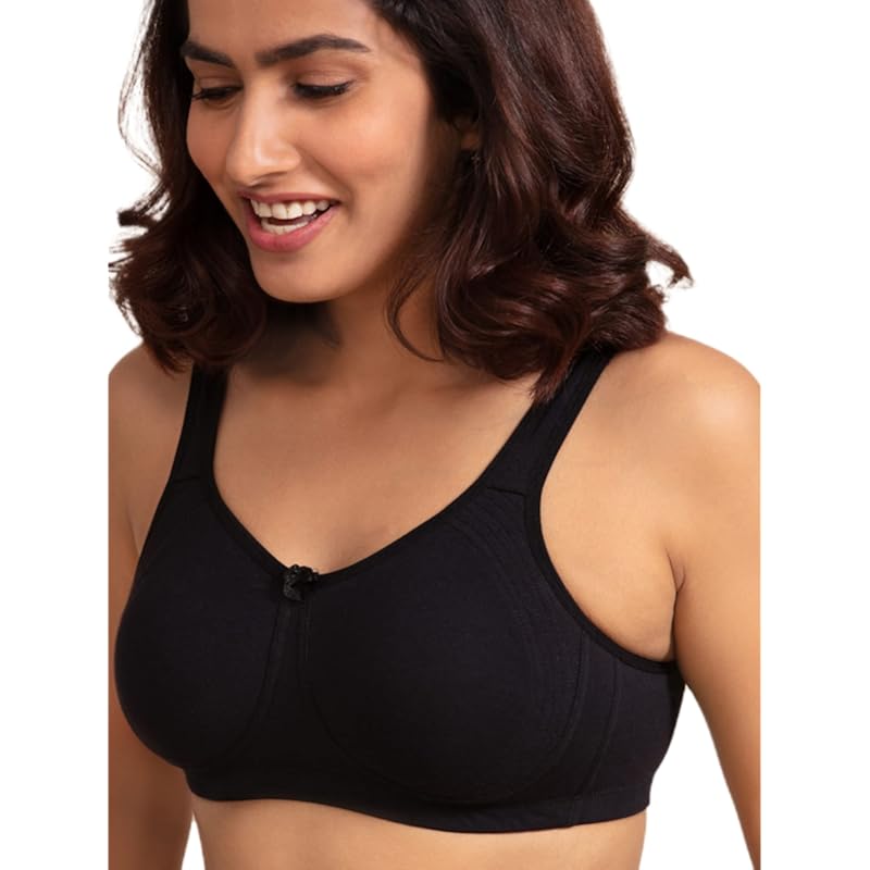 NYKD by Nykaa Encircled with Love Cotton Shape & Support Non Padded Non Wired NYB169 Black (40C)