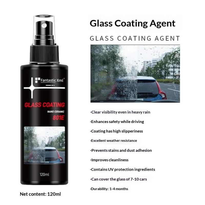 Car Liquid Ceramic Coating Spray For High Gloss Mirror Finish, 120Ml Waterproof Agent