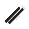 3Pairs 72mm Anti-Slip Eyeglass End Temple Tips Soft Fabric Frame Leg Glasses Retainer Cushion Ear Sock Sleeve Comfort Eyewear