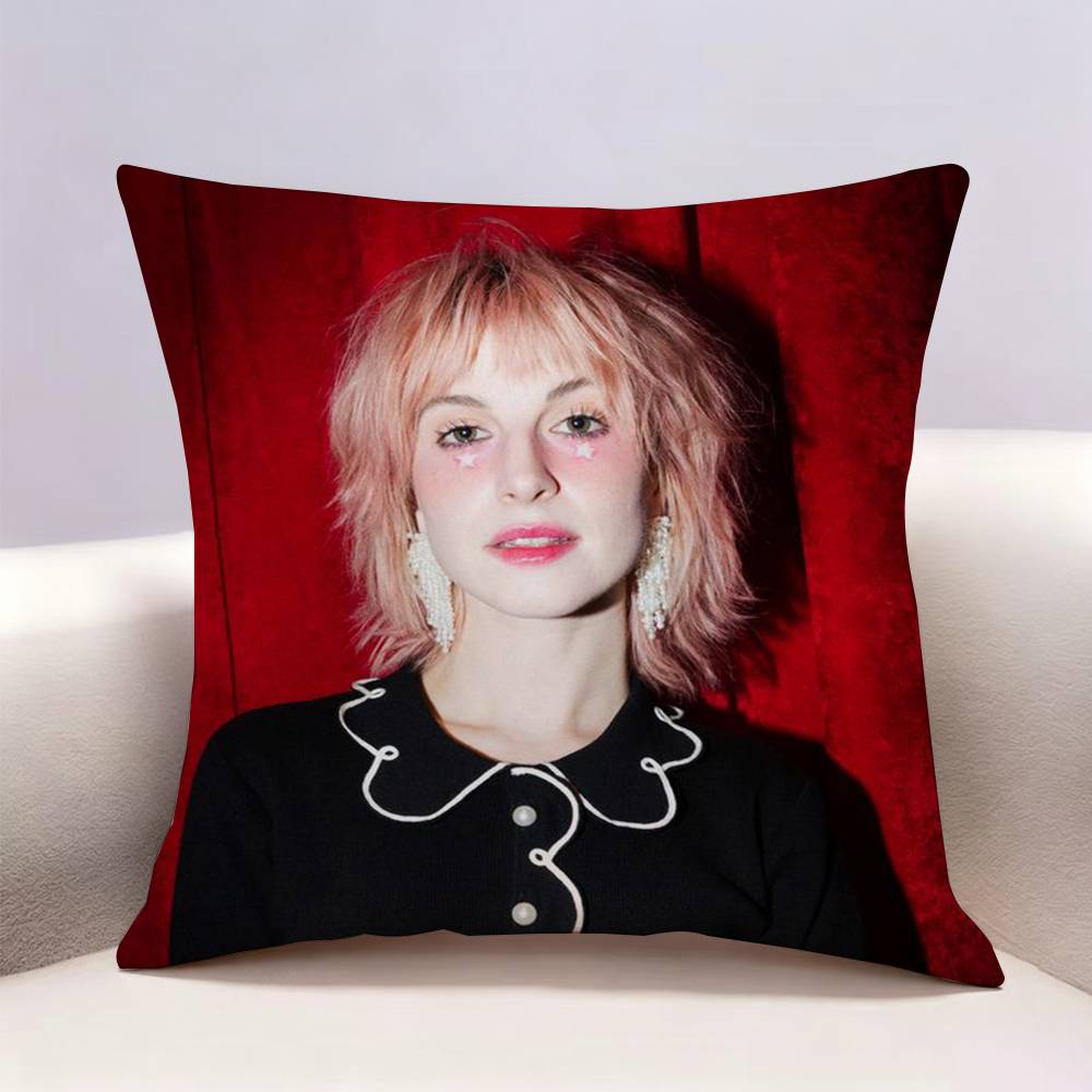 Singer Hayley Williams Doublesided print Pillow Case Cushion Cover Throw Pillow Case For Car Sofa