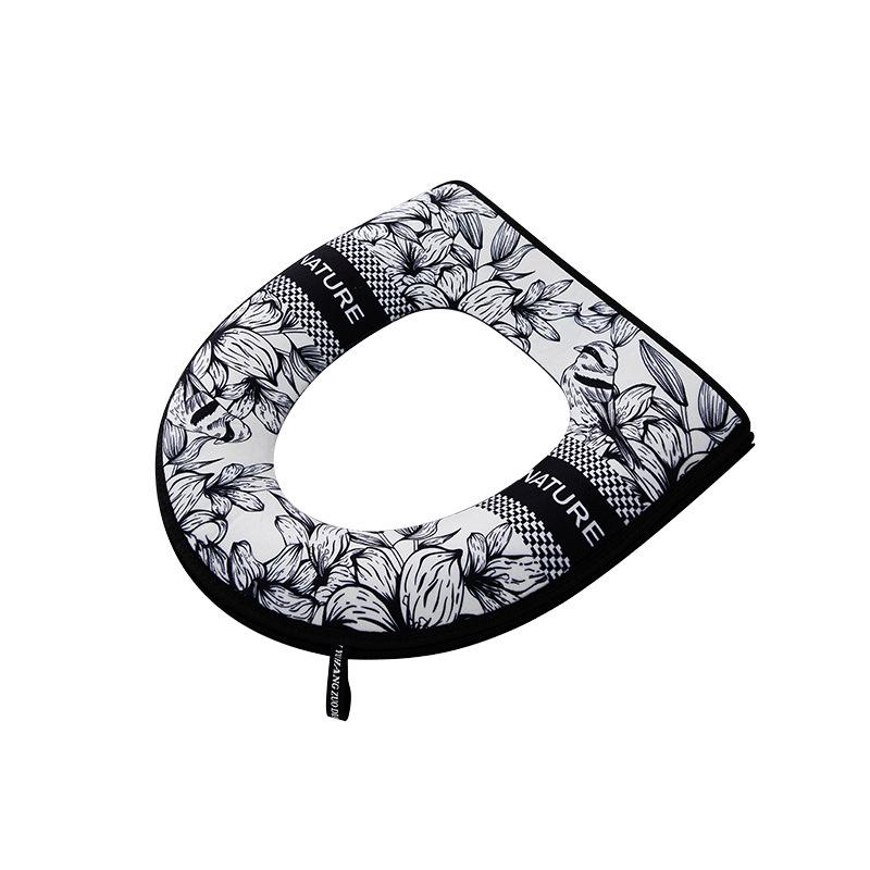 Universal Waterproof Cartoon Toilet Seat Cover - Ancient Style, Thickened, for All Seasons
