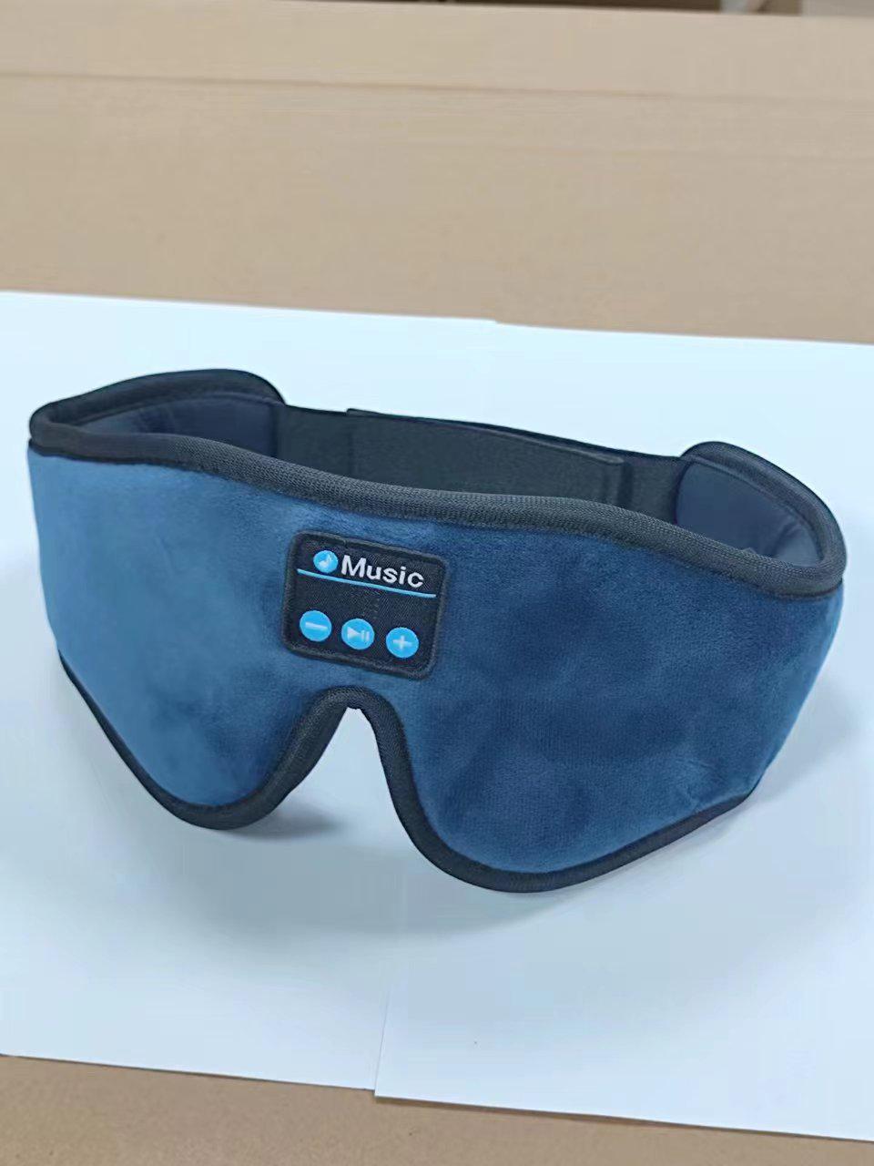 

Black 3D Eye Mask with Bluetooth 5.0 Wireless Headphones and Memory Foam Eye Protection
