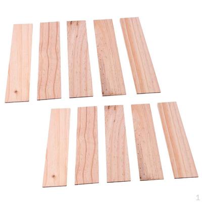 10 Bucăți Bățoane din Lemn pentru Construcție Mese 250x50x3mm