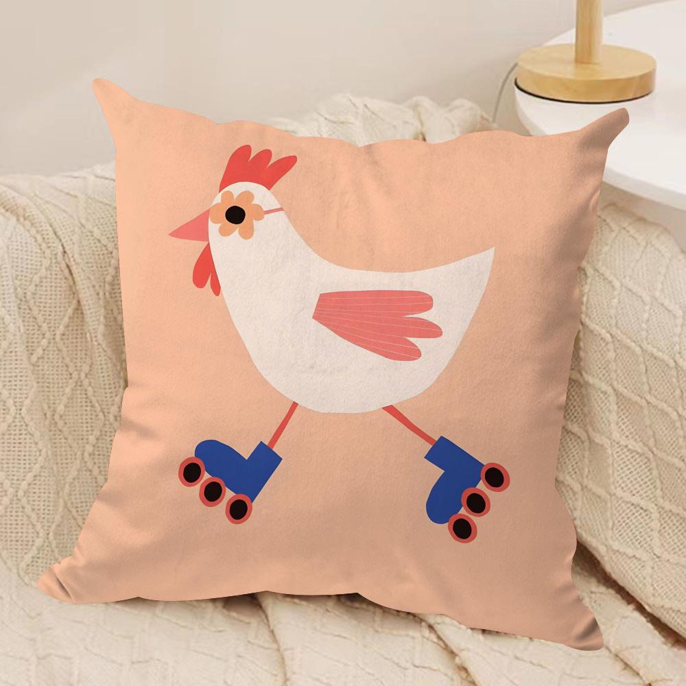 Classic Abstract Animals Cushion Cover Soft Plush Fabric DoubleSided Printed Cushion Covers for All Seasons Home Decor