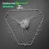 Collapsible Stainless Steel Triangular Fishing Net Head - Large and Durable with Anti-Hang Feature