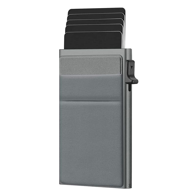 1PC Credit Card Holder Men Thin Slim Mini Minimalist Wallets Luxury Metal Bank ID Cardholer Case Wallet for Men Choice