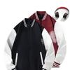 Hong Kong Style Color Block Waterproof Baseball Jacket - Men's Trendy Fashion for Spring & Autumn