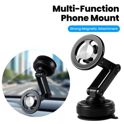 Magnetic Car Phone Holder Universal Vacuum Suction Cup Foldable 360°Rotatable Mount Dashboard Navigation Bracket Car Accessories