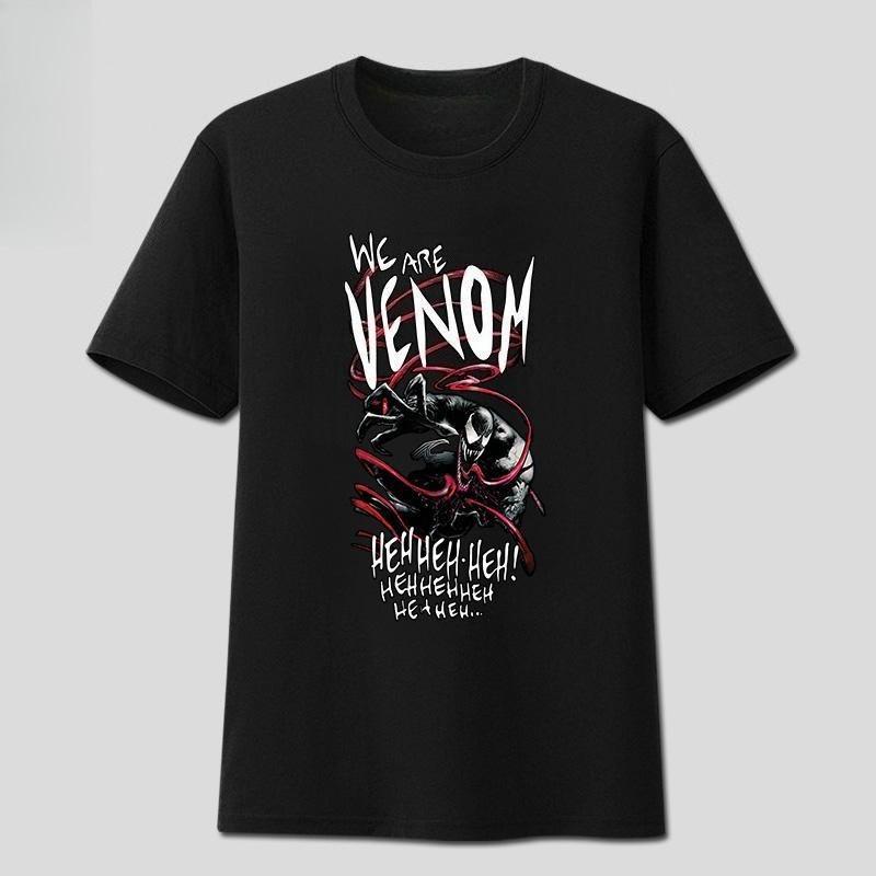 Originální filmové periferní tričko Letní Venom Venom Potištěné Pánské a dámské tričko Krátký rukáv Bunda