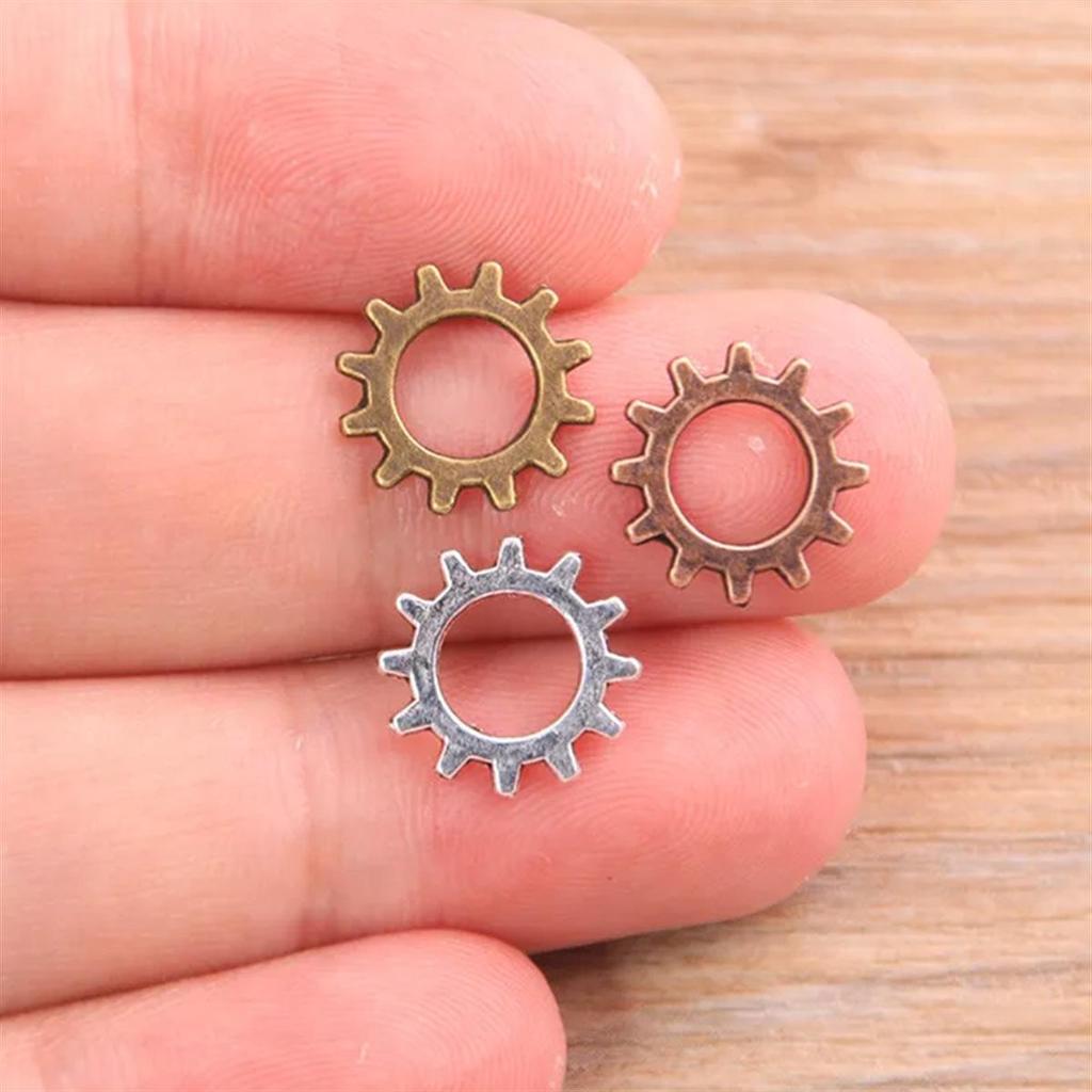 Mini Angrenaj 3 Culori Pandantiv DIY 12mm Accesorii Brățară Steampunk