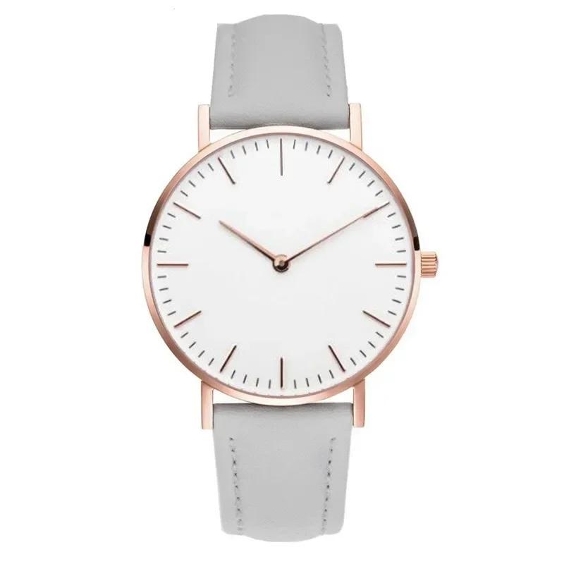 Fashion Women Watches Luxury Metal Dial Leather Belt Analog Ladies Quartz Wrist Watch Simple Casual Female Clock Montre Femme