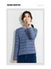Women's Slim Fit Lightweight Crew Neck Down Jacket - Korean Style Warm Cotton-Padded Coat