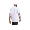 Adidas Blue Summer Logo Graphic Tee White Men Streetwear IN6358