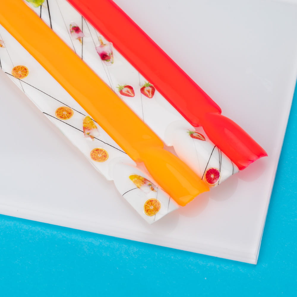 Naklejki Do Paznokci Cienkie Samoprzylepne Owoce Ca-073