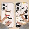 Cartoon Dog Cat Phone Case for Xiaomi Mi 11T Pro 11 Lite Soft Phone Cover