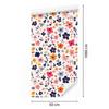 Cottagecore Flowers Wallpaper White, Light Gray and Coral 50x1000