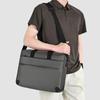 Men's Splash-proof Large Capacity Laptop Briefcase: Convertible Single Shoulder/Crossbody Bag