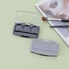 10PCS 4.5g Clear Tri-Color Makeup Palette Case, Refillable PS+PP Cosmetic Container for Eyeshadow Highlighter Concealer