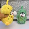 Spit Bubble Cute Bitter Gourd Pendant Fluffy Bitter Gourd Doll Keyring  Car Keys Accessories