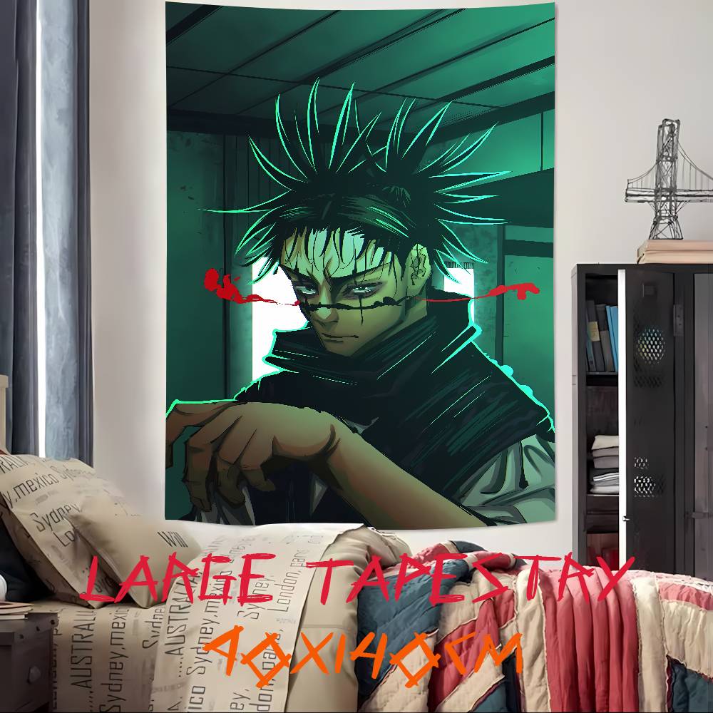 Popular Anime Cool Choso Tapestry Decoration Bedroom Dormitory Background Cloth Holiday Home Party Living Room Club Tapestry