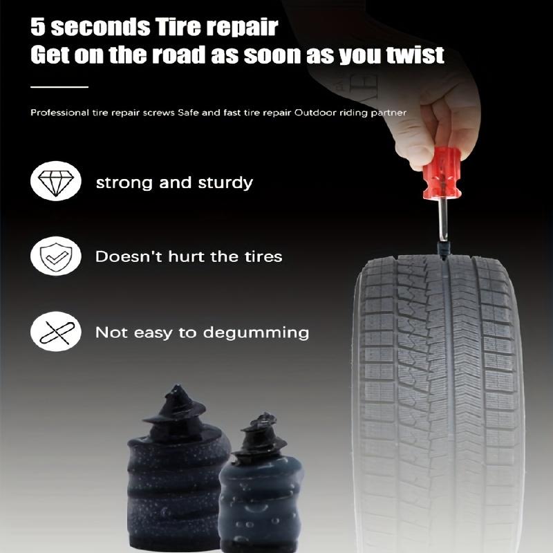 15PCS Boxed Tire Repair Rubber Nails (Mushroom Nails) – Durable & Easy-to-Install Tire Repair Plugs | Protective Tire Repair