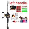 Sougayilang 1.8-2.4m Telescopic Casting Fishing Combo Portable Ultralight Rod and 7.2:1 Gear Ratio Fishing Reel Fishing Combo