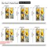 2pcs, Curtains 2D Print Retro Floral Flower Fabric (without Rod) Home Decor Ldeal for Living Room, Bedroom & Home