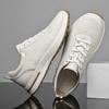 Fashion Genuine Leather Casual Shoes for Men New Lace-up Sneakers Versatile Male Skateboard Footwear Breathable Sports Shoes Trainers
