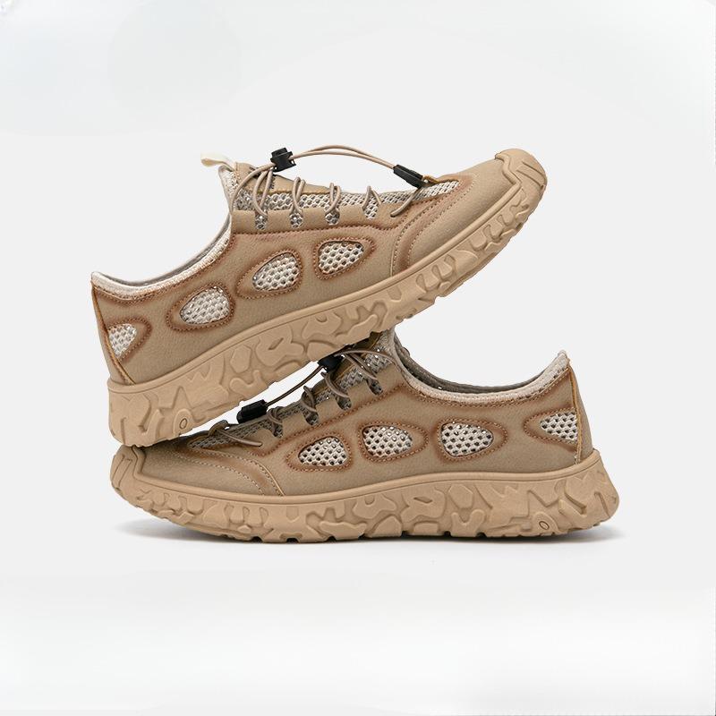 Casual Single Shoes, Fashionable and Trendy, Breathable and Wear-resistant Mesh Sports Shoes for Men