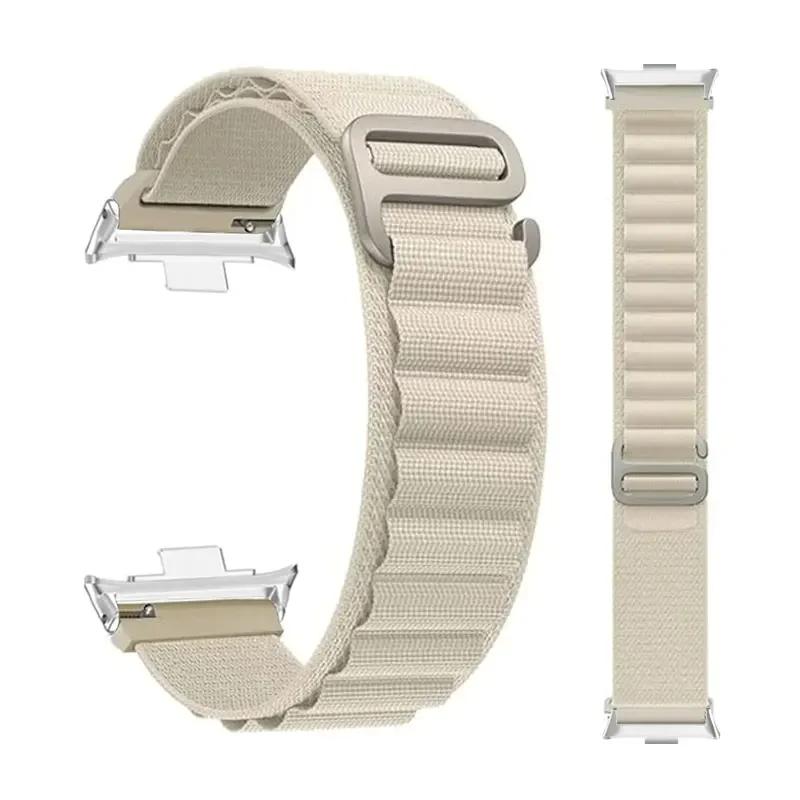 Alpine Nylon Loop Strap for For Xiaomi Redmi Watch 4/5 Adjustable Elastic Bracelet Watchband For Mi Band 8 Pro/9 Pro Accessories