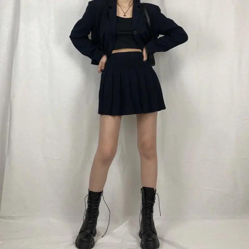 Móda Nové kozačky do půli lýtka Dámské Podzim Zima Módní Šněrovací Dámské Chelsea Zip Botas Mujer Kozačky Sportovní Platformový Podpatek Dámské Boty