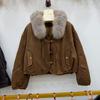 Winter Haining new removable fox fur collar Parker down jacket women's fashion trend warm jacket
