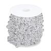 1 Roll Prl Bds Chain Artificial Prl Strand Trim String for Flower Wrth Wedding Bouquet Party Decoration