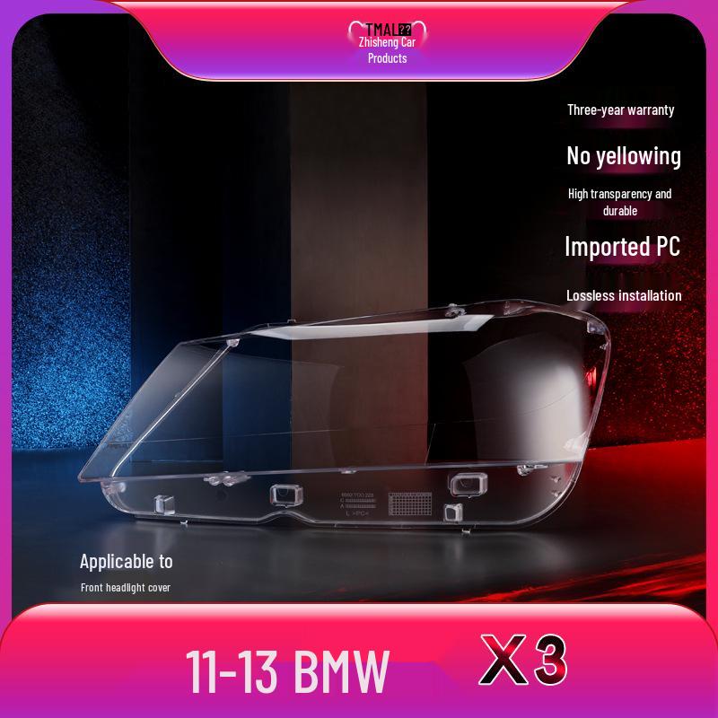 BMW X3 Headlight Cover 2010-2013 F25 Transparent Shell Mask