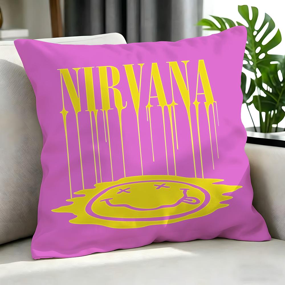 Rock Nirvana Cushion Cover Cushion Cover Set 4Pcs 50X50 45X45 40X40 Pillowcase Decorative Sofa Home Decor