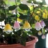 Beautifully Crafted Flower 9Pieces Quality Resin Orchids Garden Stakes Decorations for Indoor Outdoor Decoration