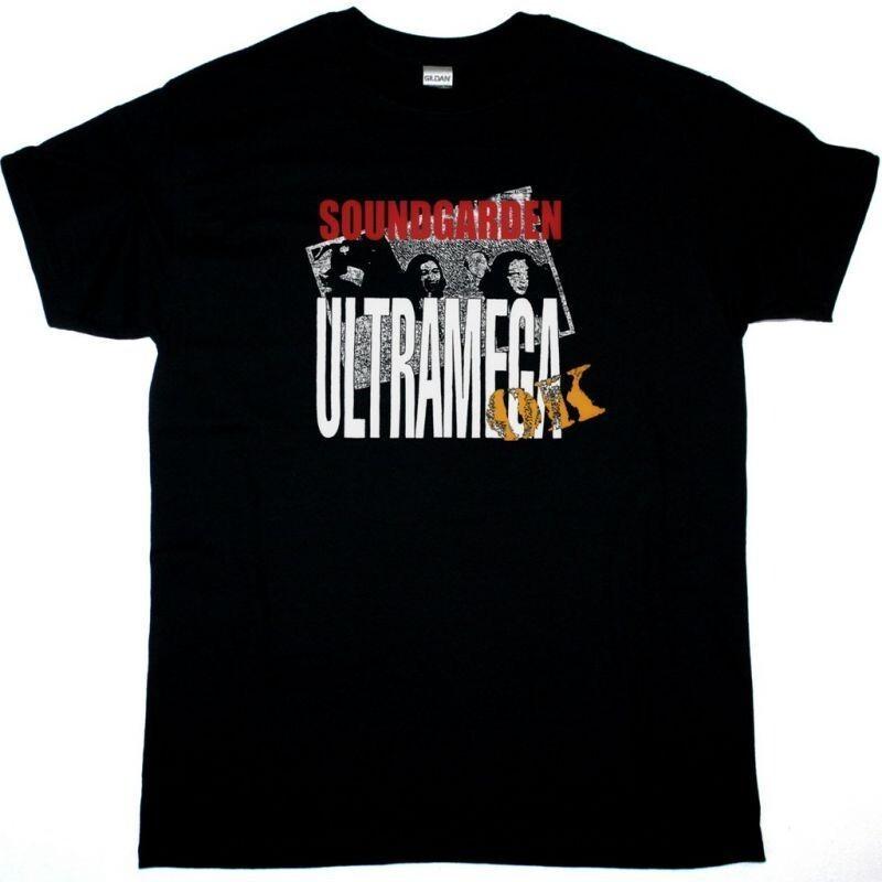 Soundgarden Ultramega Ok Tour New Black T Shirt, Heavy Cotton T-shirt,Size S-5XL Unisex T-Shirt S