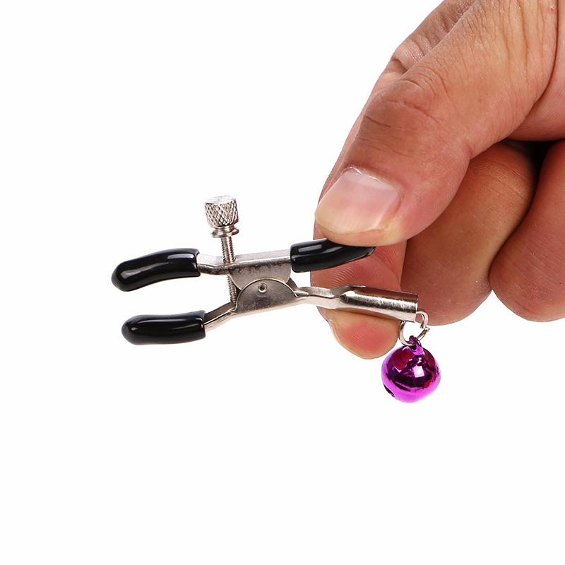 Nipple Clamps Adult Novelty Sex Product Metal Milk Clip Female Breast Clitoris Clip Massage Sex Toys For Couples Lover