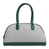 Adidas Cotton With Recycled Polyester Boston Bag Handbag Regular Unisex Medium Heather Gray & Green JF6254