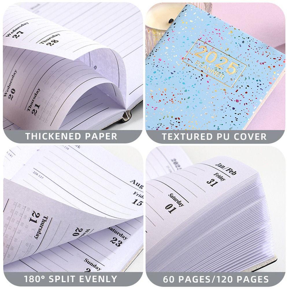 English A7 Mini Pocket Notebook Bling Efficiency Plan Notebook  Office Supplies