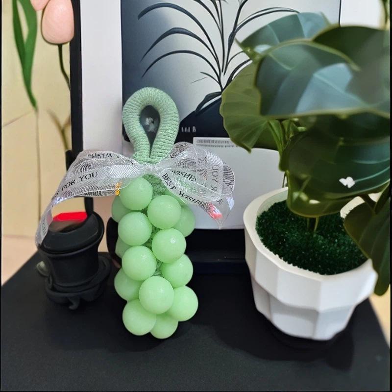Large Macaron Grape Scented Soap Souvenir - Colorful Handmade Grape Cluster for Hand Wash