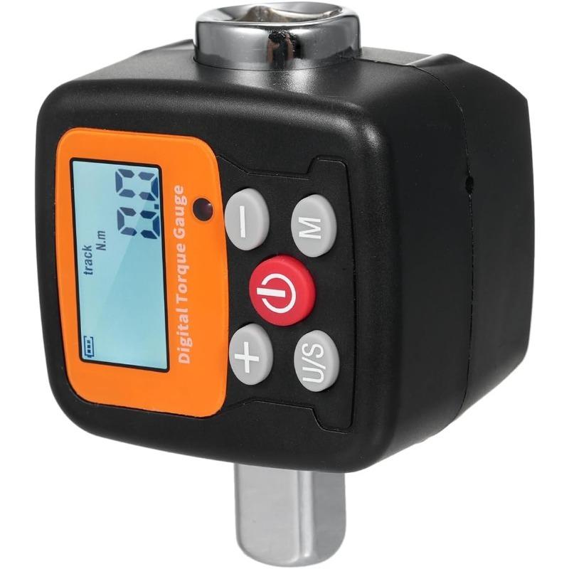 Digital Display Torque Meter Wrench Torque Tester 1/2   Drive with Sound Light Alarm Function High Accuracy 4 Torque Units Backlit Display чёрный